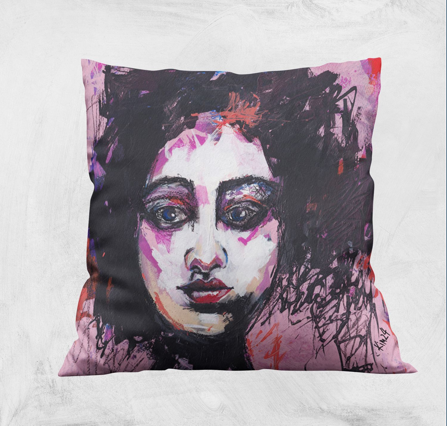 ScuzziMia Art - Pink Lady Cushion