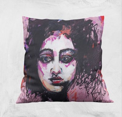 ScuzziMia Art - Pink Lady Cushion