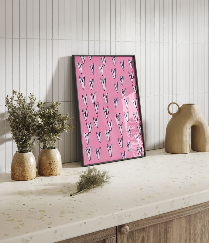 ScuzziMia Art - Hearts Art Print