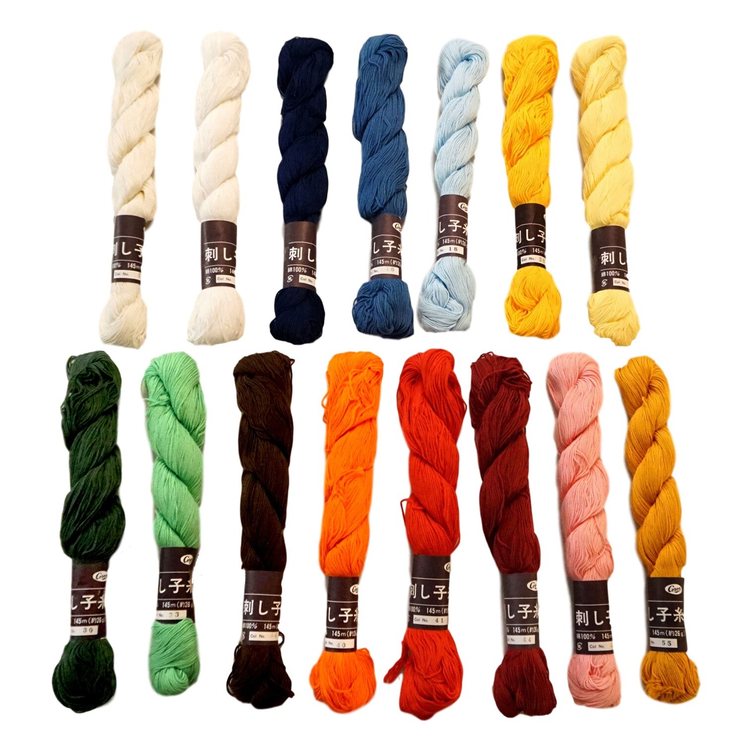 Sashiko Thread 145 Meter Mono Color The Sashiko Store Supplies sashiko-thread-145-meter-mono-color-the-sashiko-store-supplies