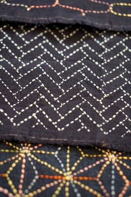 Sashiko Stitched Fabric and Items | Sales Journey