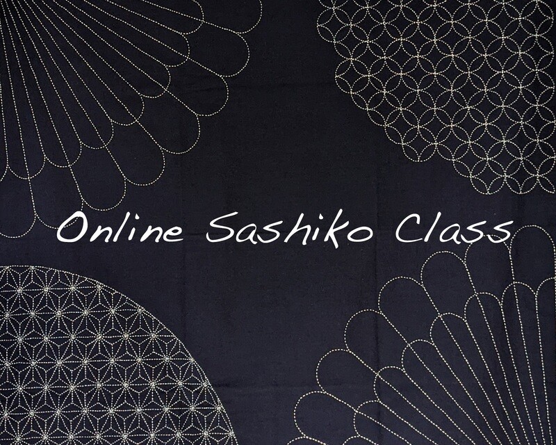 2025 Online Sashiko Class | Core & Essence