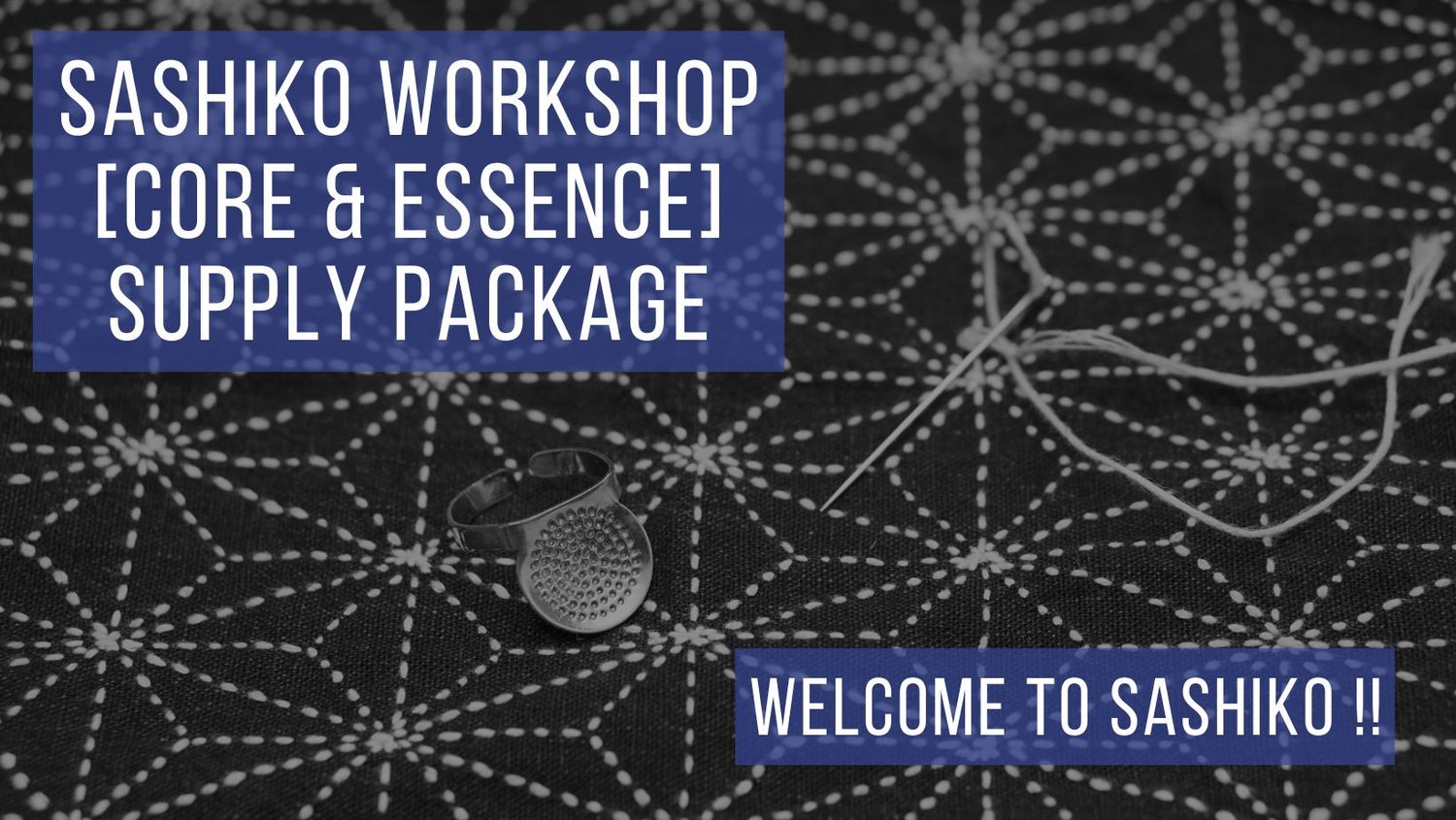 QuiltCon Sashiko Core & Essence