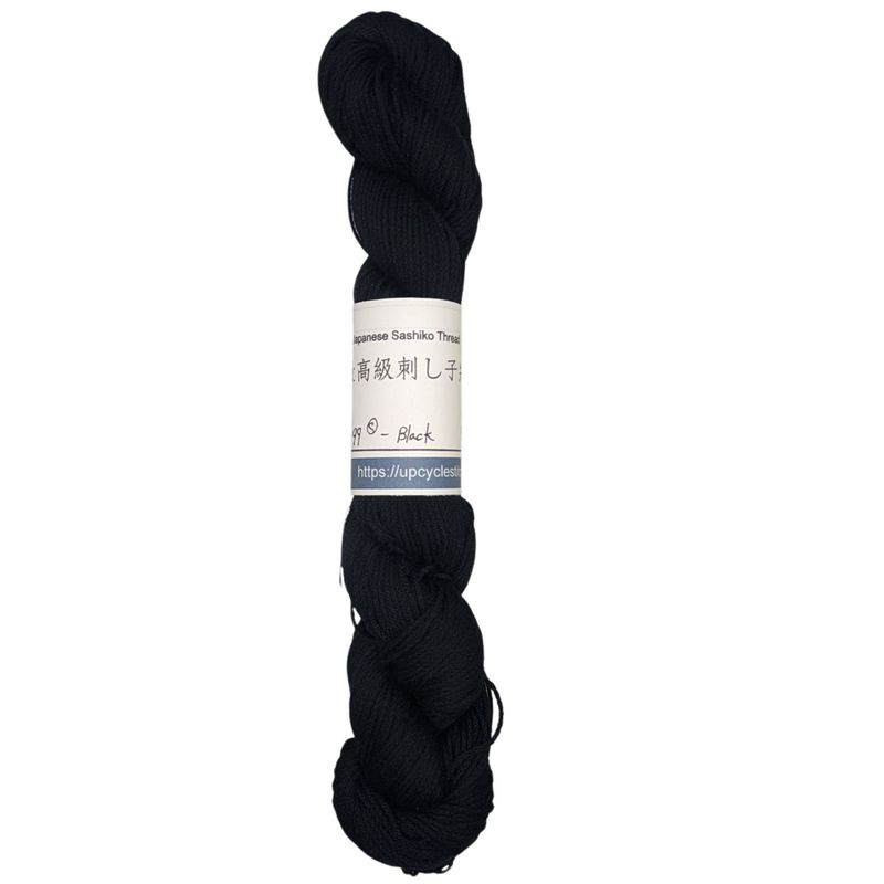 The Sashiko Thread | Black Mono Color
