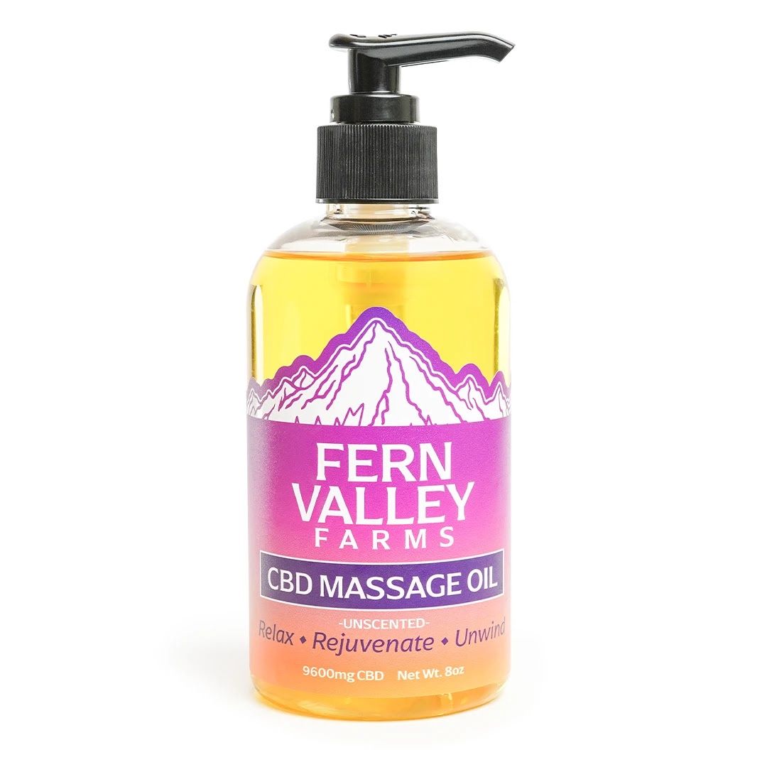 CBD Massage Oil, Scent: Unscented