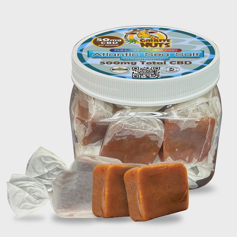 CBD JUMBO Caramels - Atlantic Sea Salt 50mg