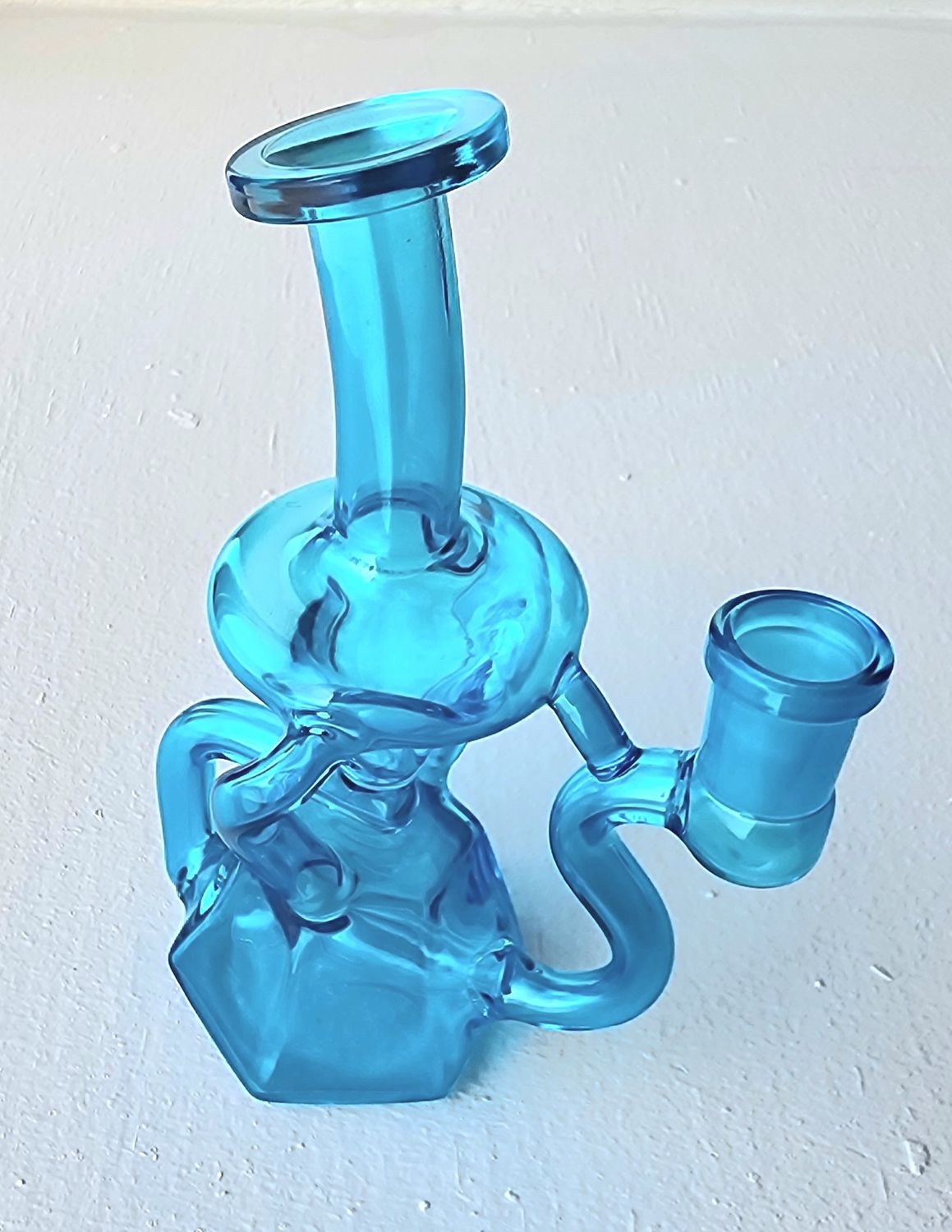 Recycler Mini Dab Rig/Bong, Style: 5.5&quot; Spray Color Recycler