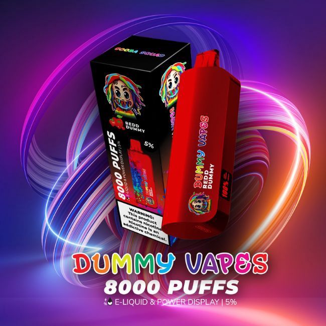 DUMMY VAPES 5% DISPOSABLE  8K PUFFS