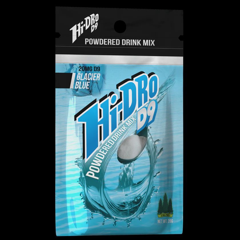 Hi-Dro Delta 9 Drink Mix - 20mg  Glacier Blue