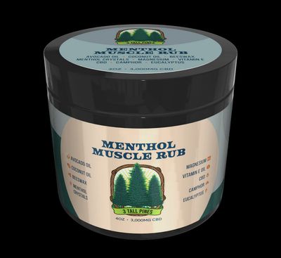 Menthol Muscle Rub - CBD Salve