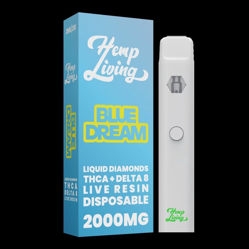 THCA + Live Resin Liquid Diamonds – 2g Vape Disposable