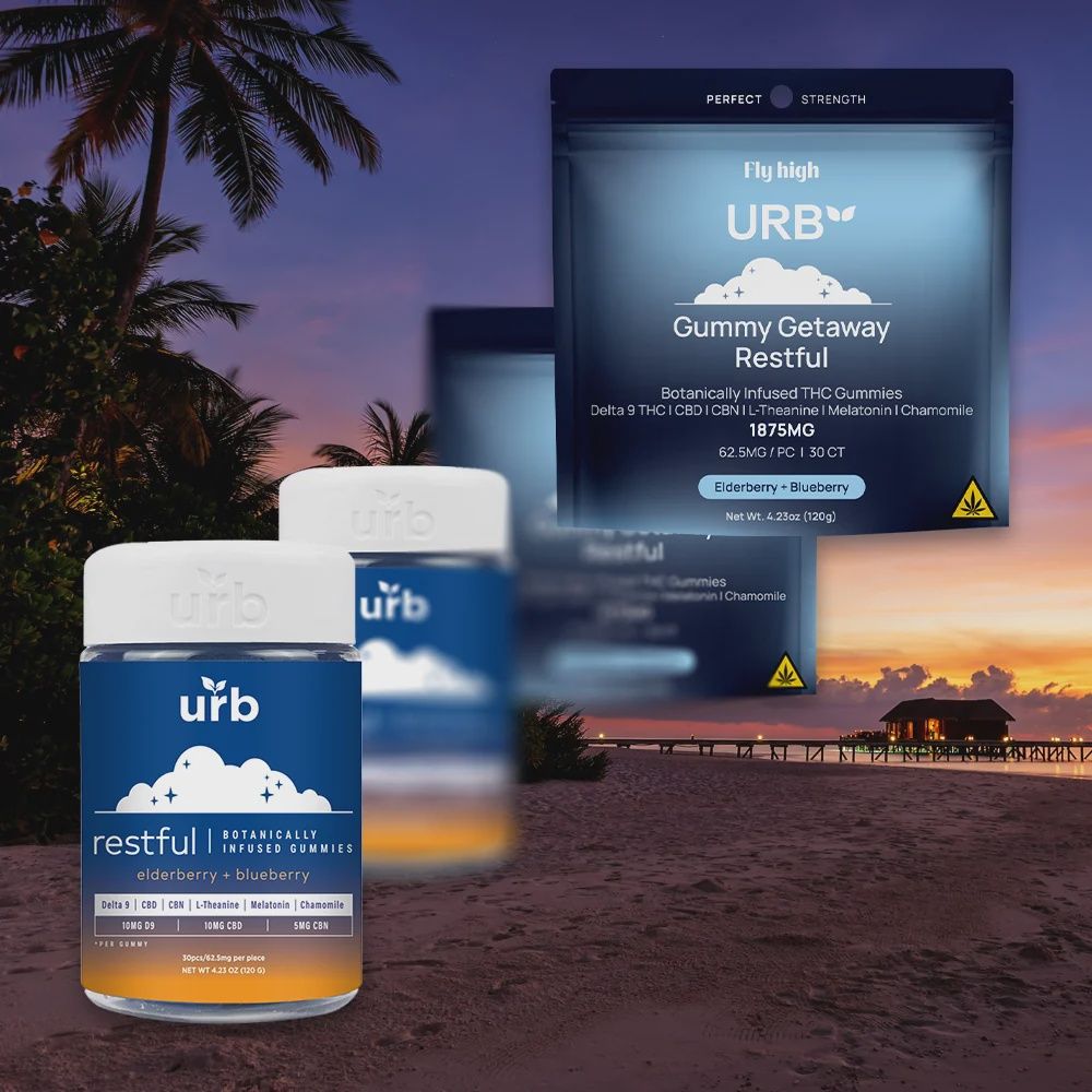 Restful Botanically Infused Gummies 1875MG