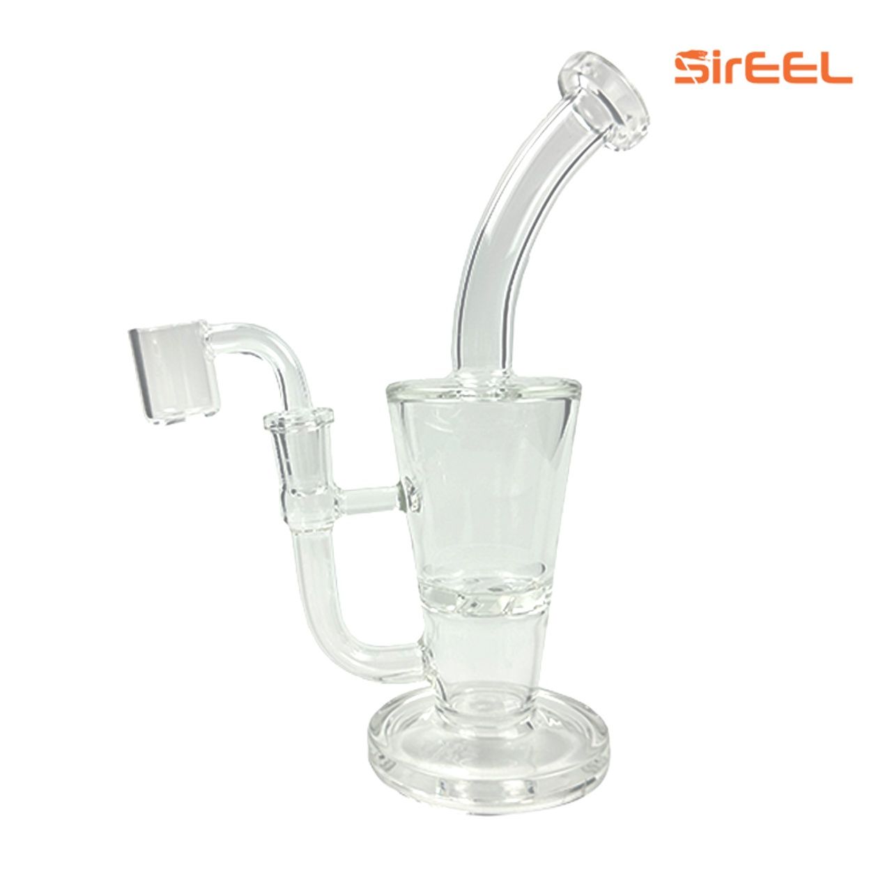 8&quot; Bent Neck Taper Turbine Bong