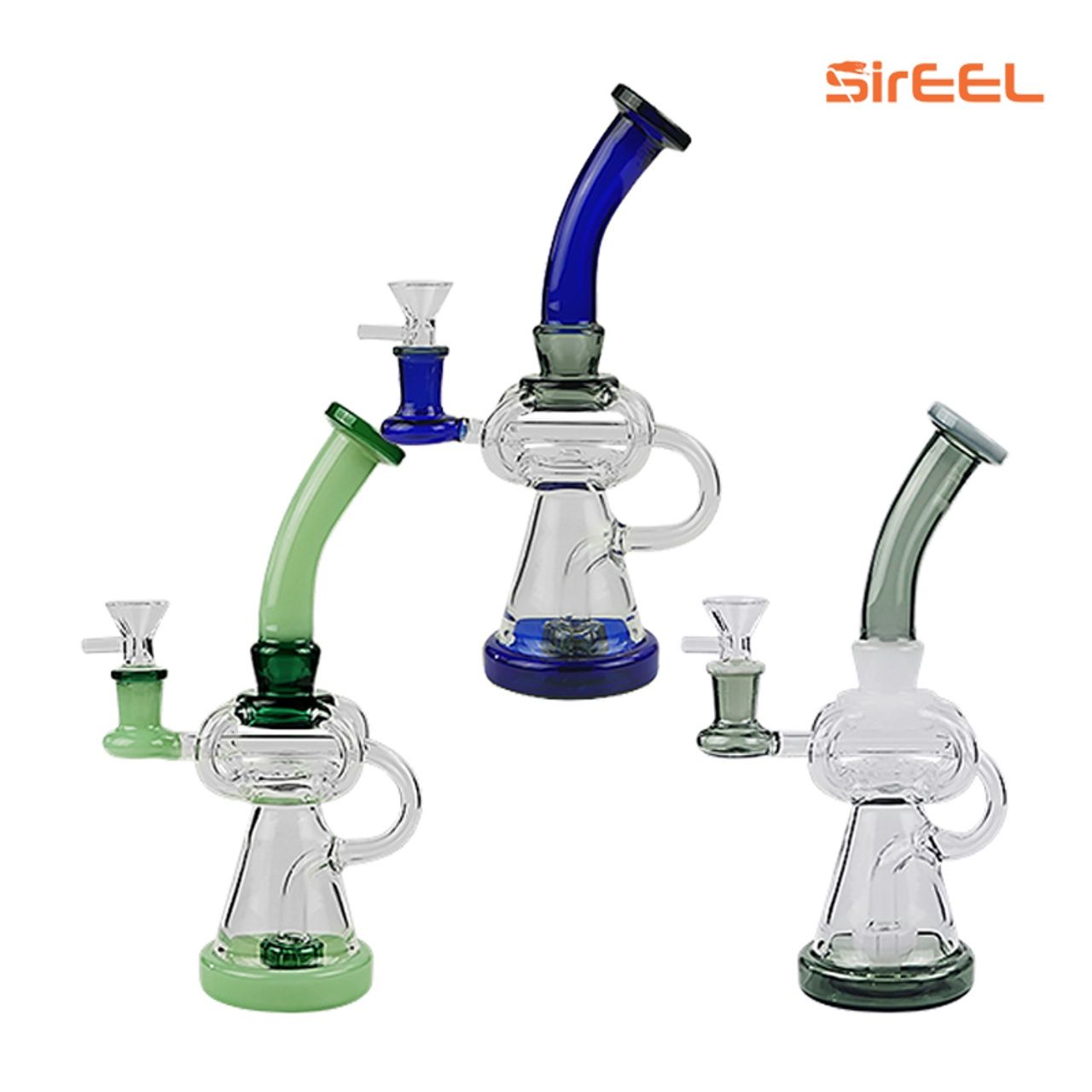 8&quot; 4x Recycler Bong