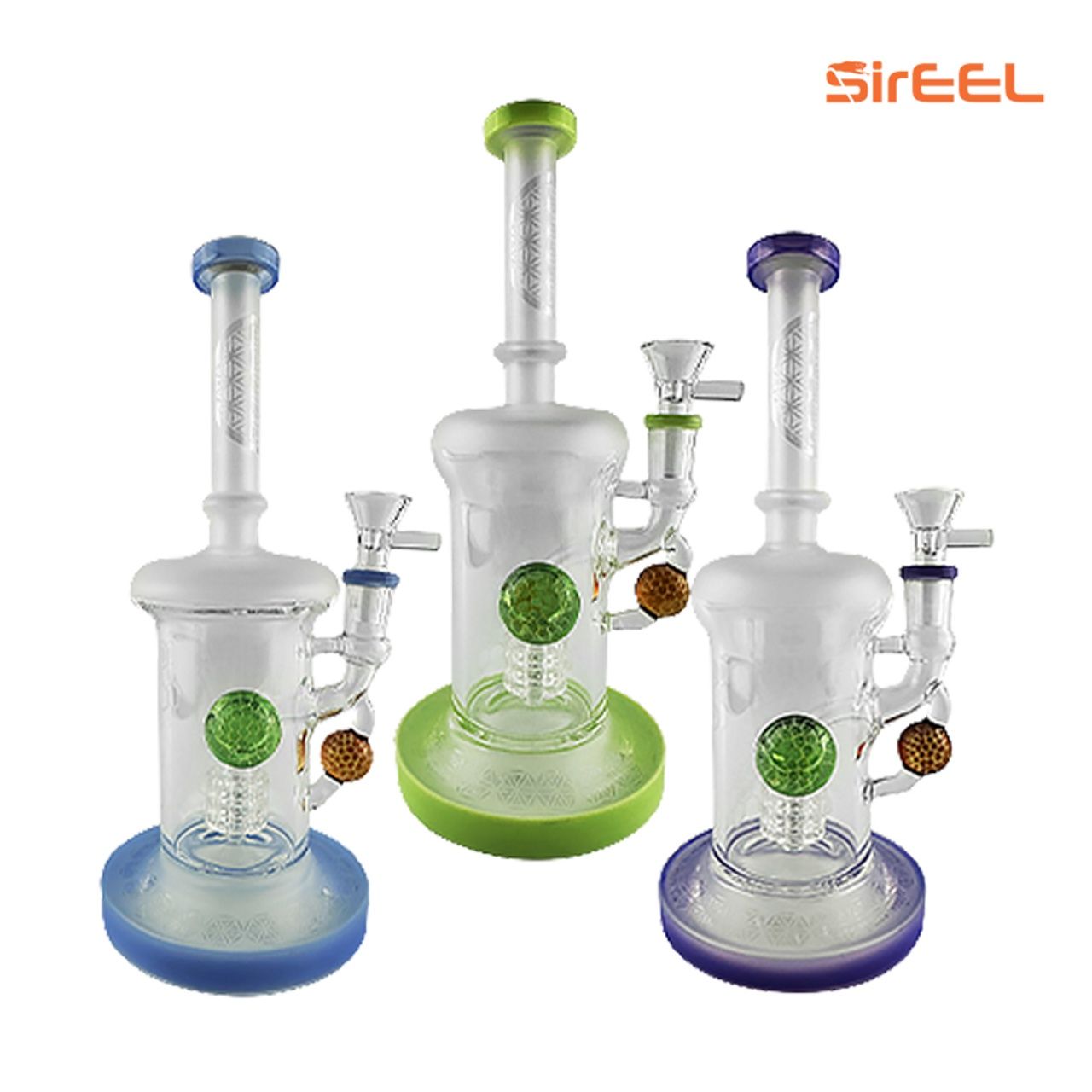 9&quot; Etched 2xHoneycomb Marble Shower Rig