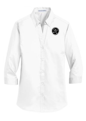 Ladies White Dress Shirt Long Sleeve