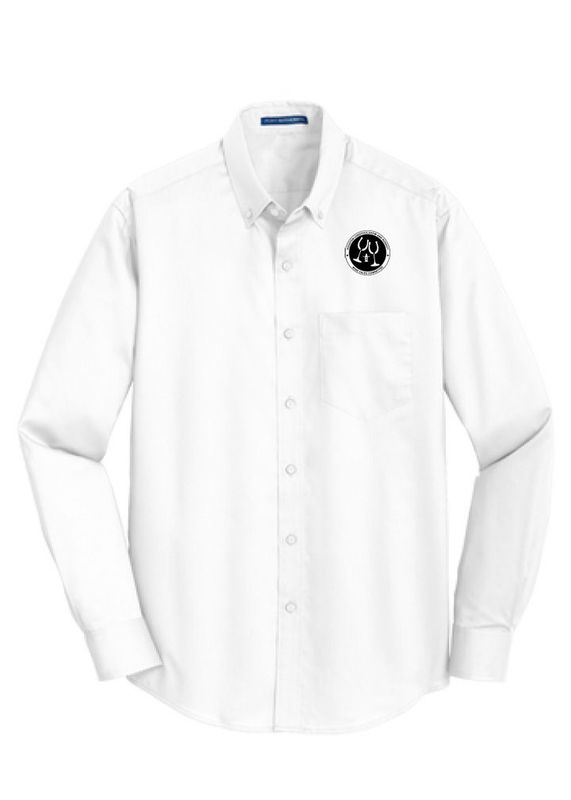 Mens White Dress Shirt Long Sleeve