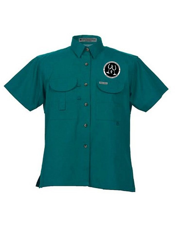 Deep Teal SS Ladies Fishing Shirt