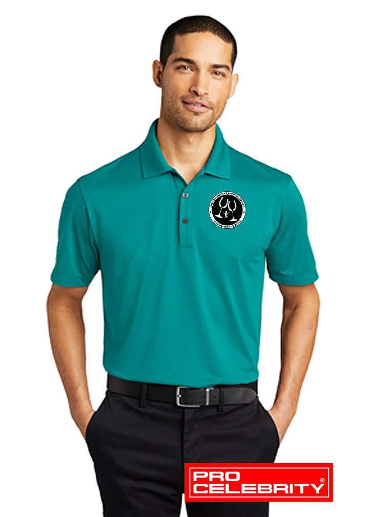 Deep Teal Mens Polo