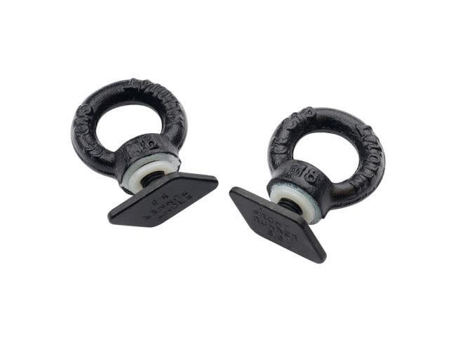 Black Tie Down Rings for Tracks