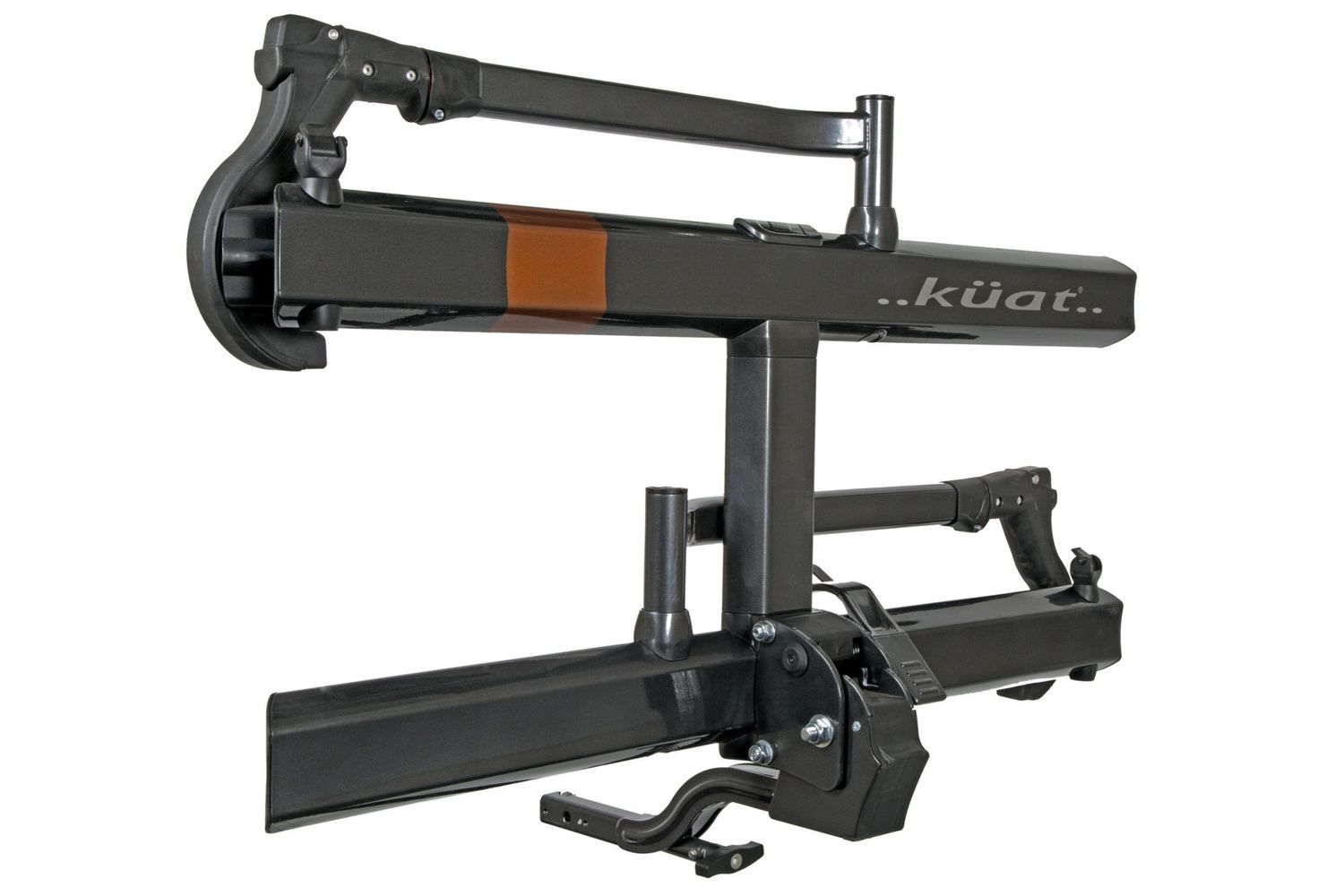 Sherpa 2.0 - 2&quot; 2 Bike Rack - Gray Metallic/Orange Anodize