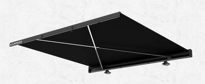 Crosswing Car Awning - Charcoal Gray 7ft