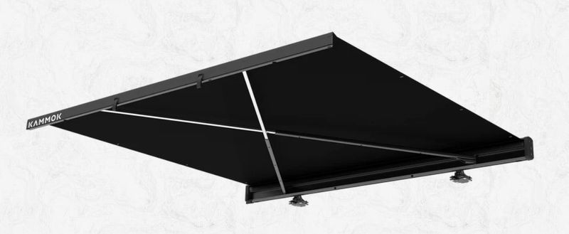 Crosswing Car Awning - Charcoal Gray 7ft