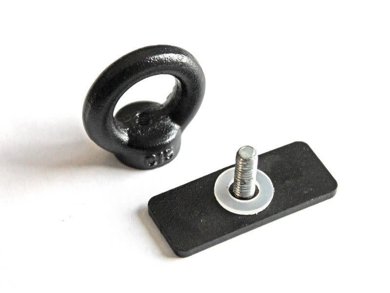 Black Tie Down Rings for Track Systems