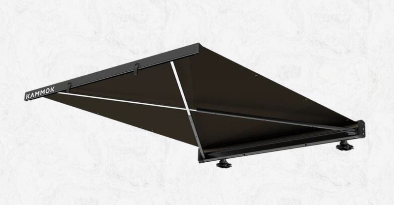 Crosswing Car Awning - Charcoal Gray 5ft