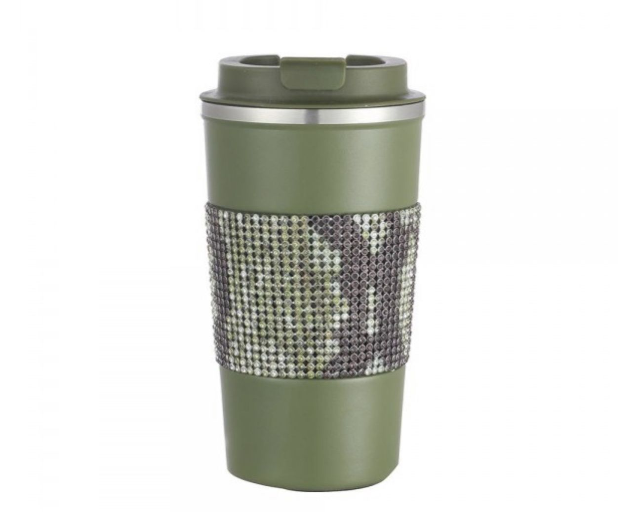 Rhinestone Coffee Tumblers, Colour: Camo
