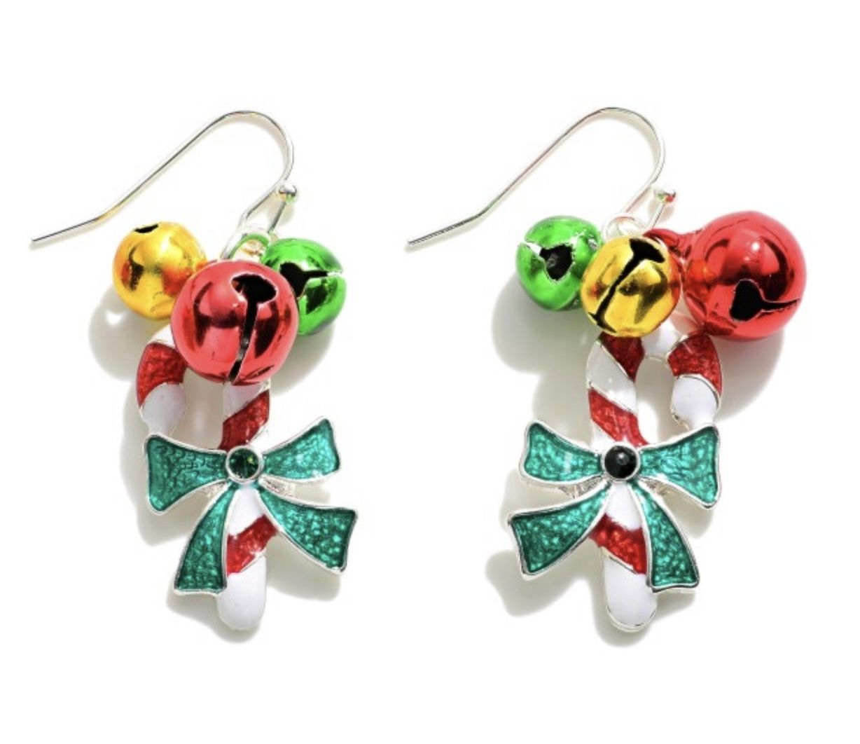 Glitter Candy Cane &amp; Bells