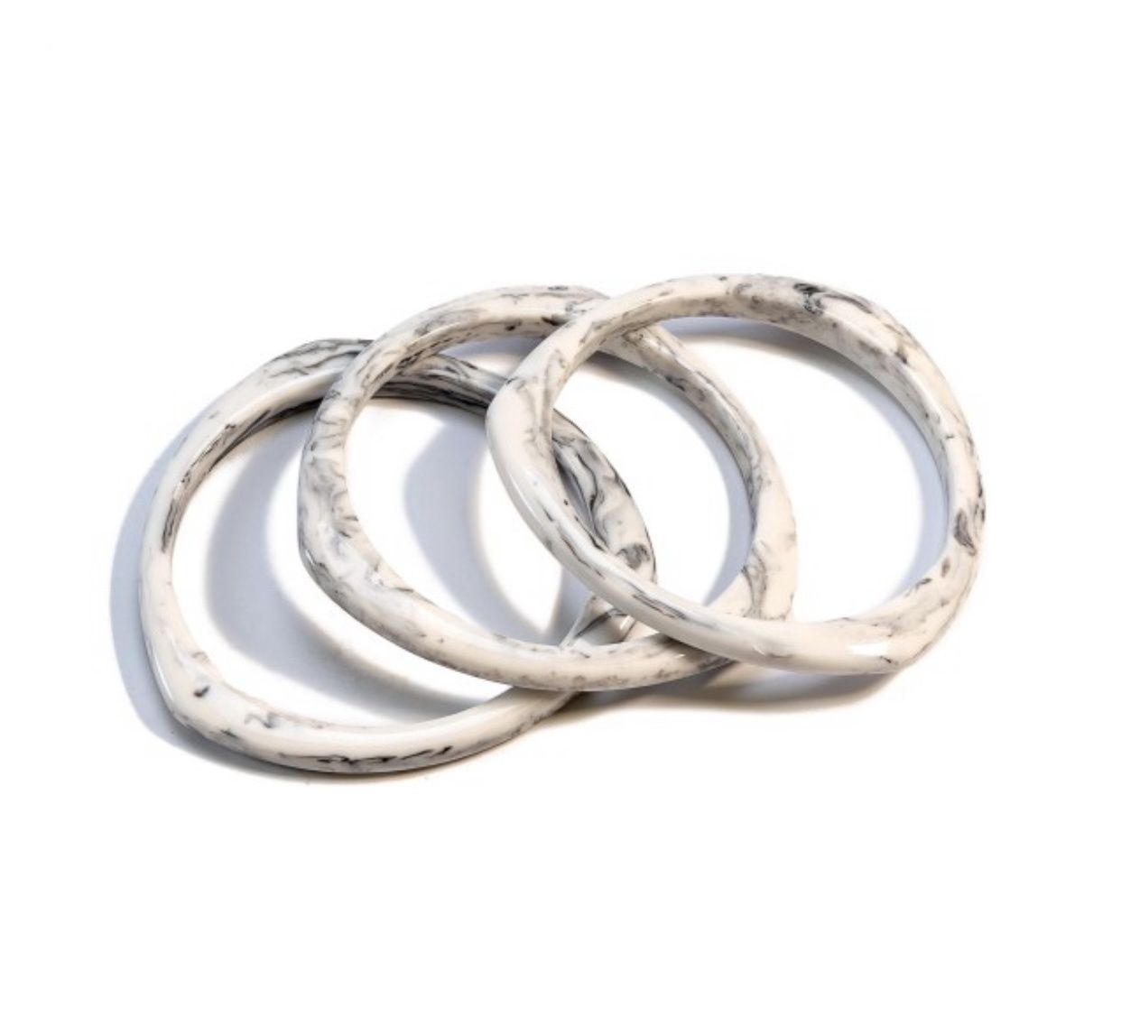 Triangle Bangle Stack Bracelets (set of3), Colour: Howlight