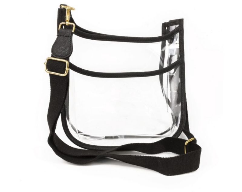Black Large Clear Handbag