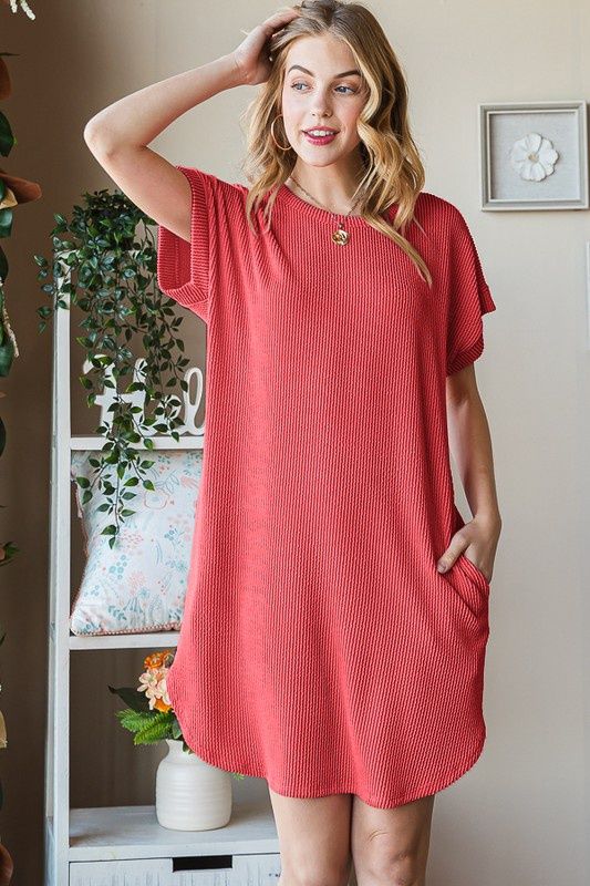 Urban Ribbed Mini Dress