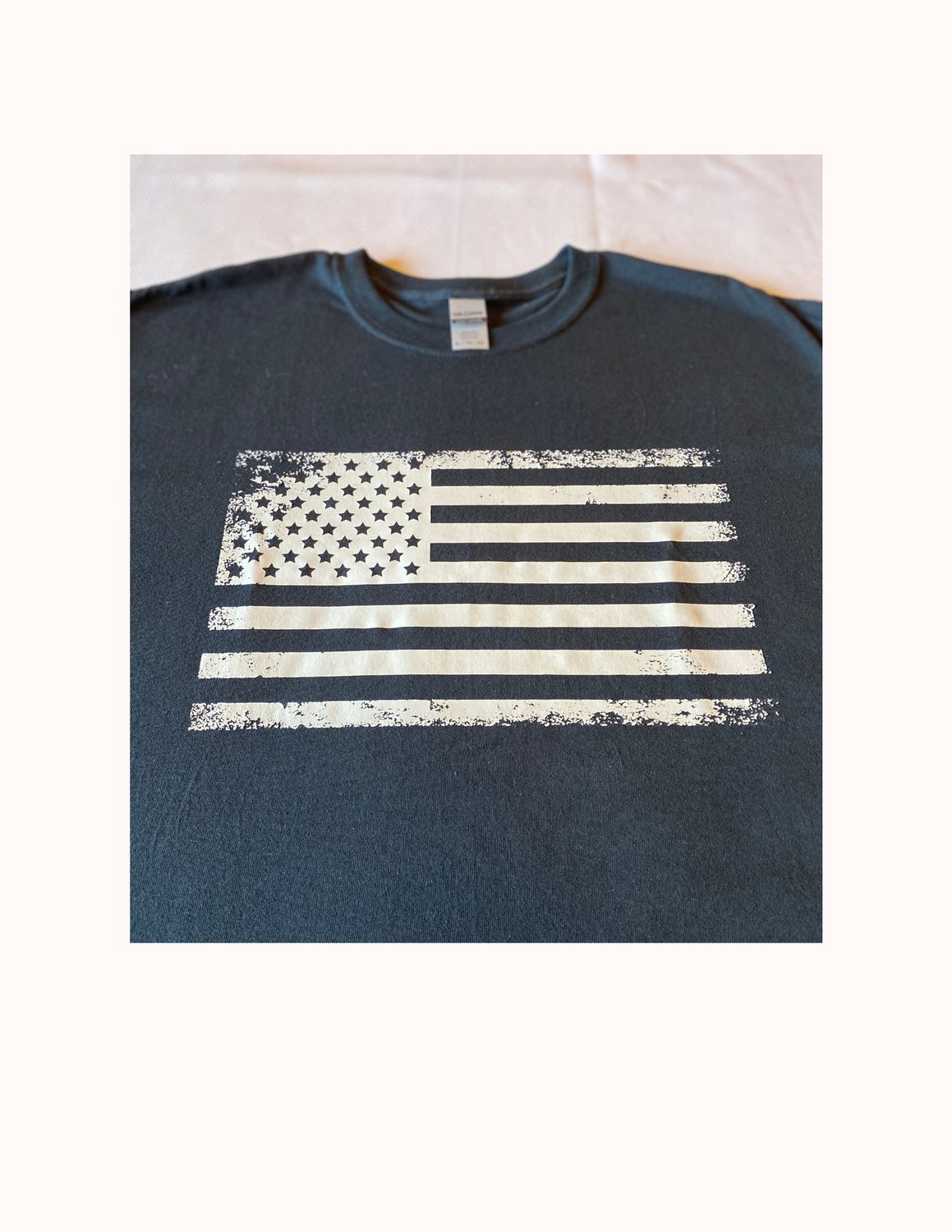 Flag T-Shirt, Size: M, Colour: Black