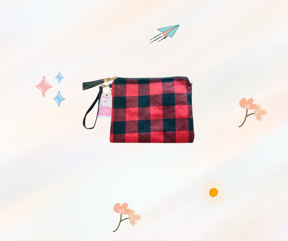 Crossbody Tassel Handbag, Colour: Buffalo Check
