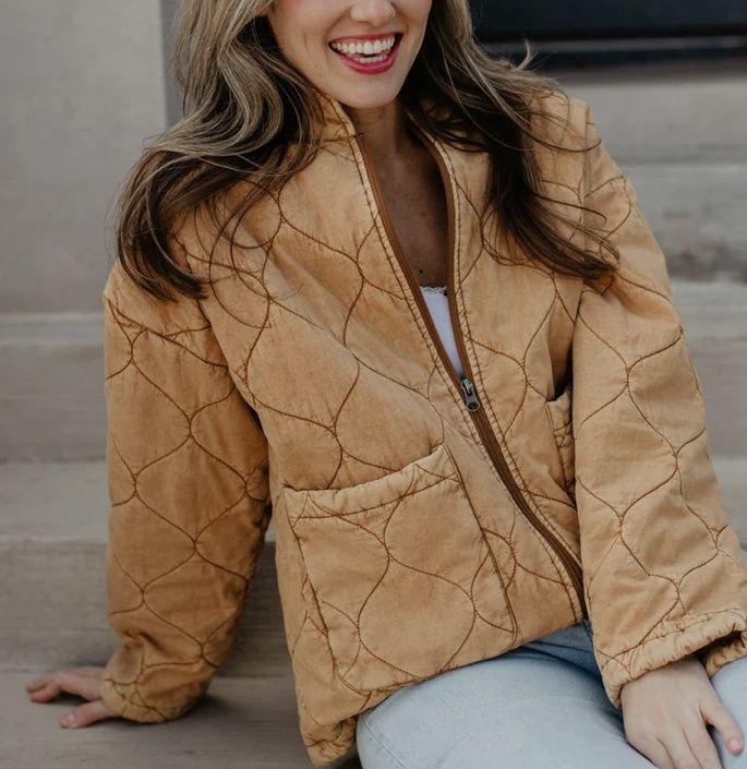 Camel Jacket, Size: L