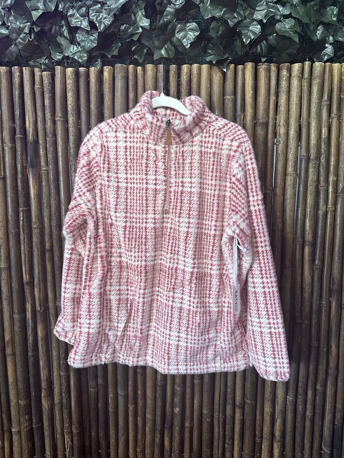 Houndstooth Pullover, Size: S