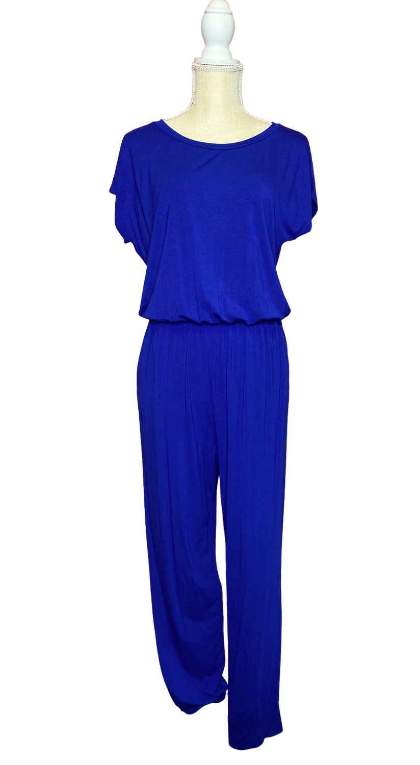 Royal Blue Jumpsuit, Size: S