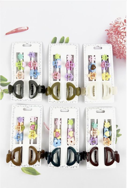 8 Piece Hair Claws