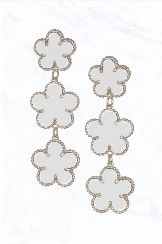 Flower Dangle Earrings