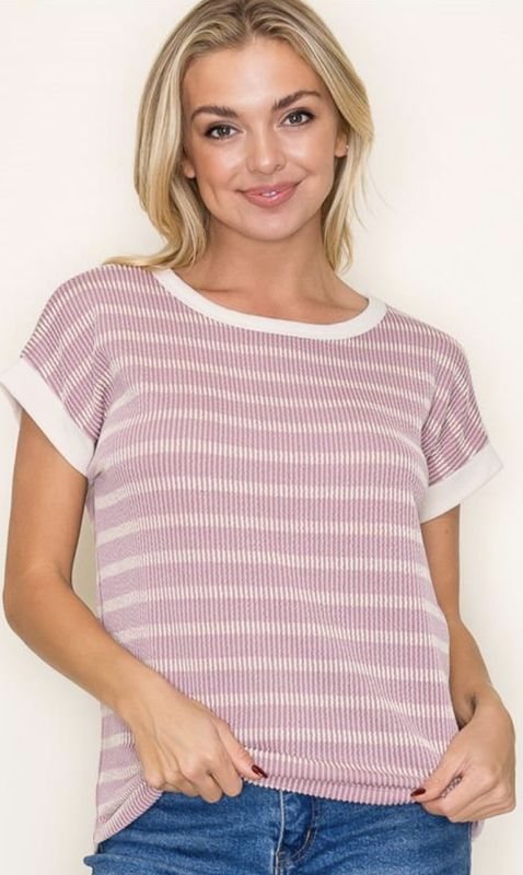 Mauve Knit Top