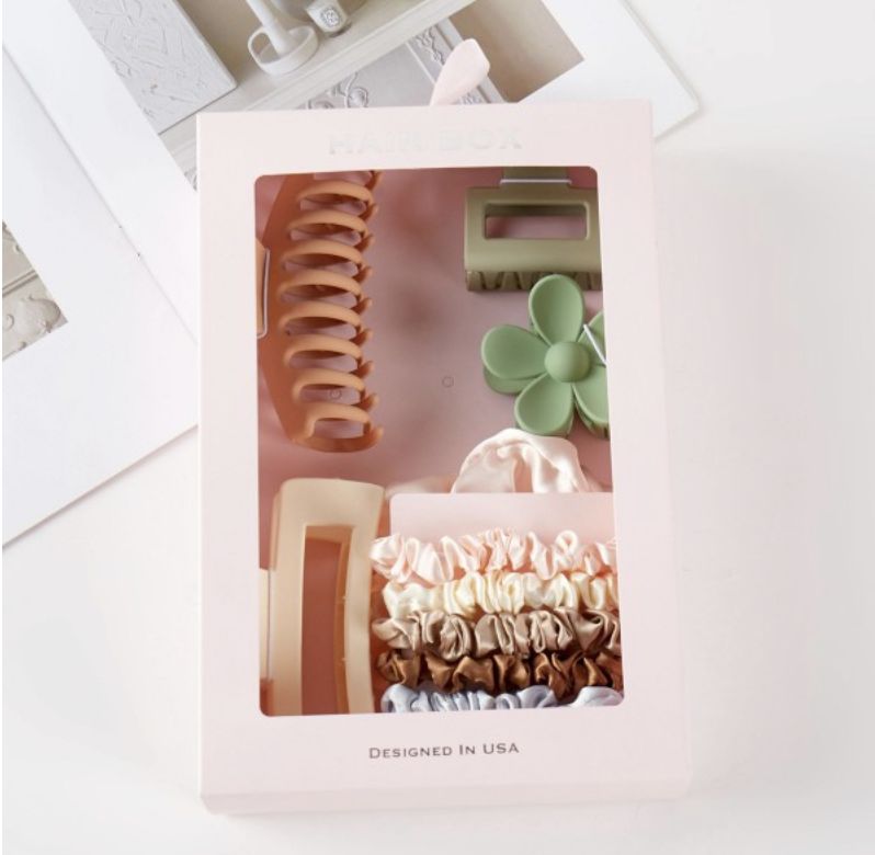 Multi Color Hair Accessory Box, Colour: White