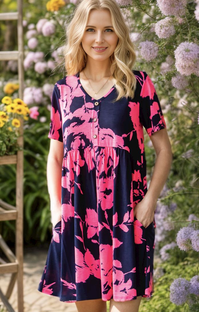 Floral Babydoll Dress