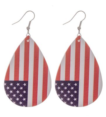 American Flag Earrings