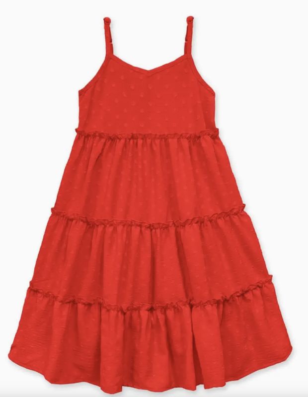 Red Spaghetti Strap Dress