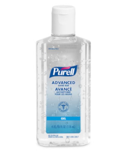 PURELL® ADVANCED HAND RUB  - 118 ML PORTABLE FLIP CAP BOTTLE