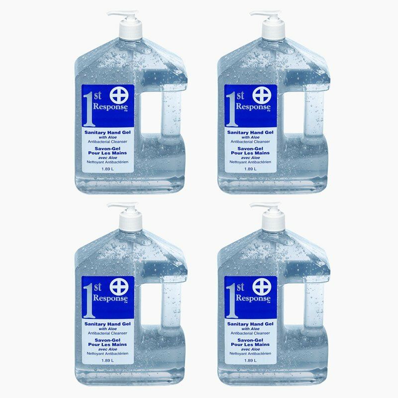 1st Response Hand Sanitary Gel Pumps 1.89l - 4 Pack