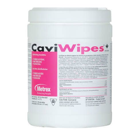 CAVI DISINFECTANT WIPES 160 WIPES - (12/CS)