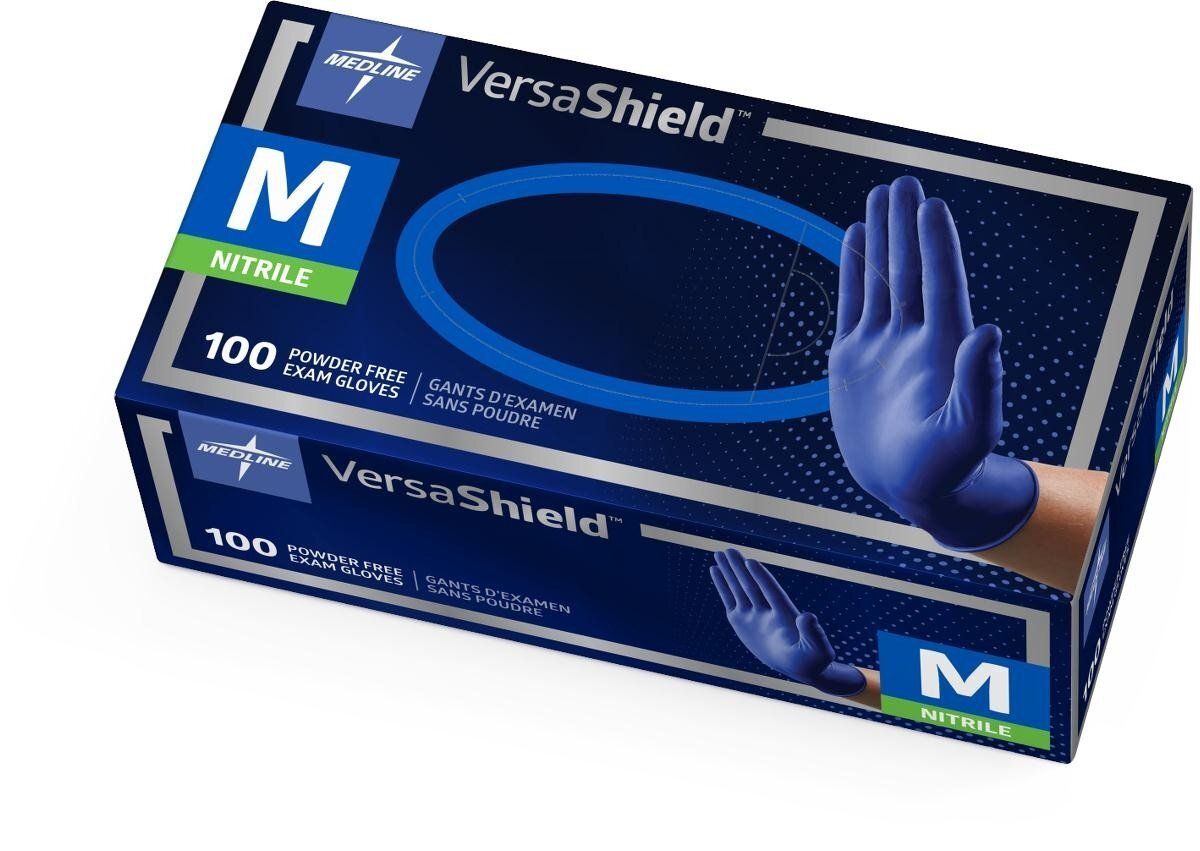 VERSASHIELD NITRILE EXAM GLOVES - M (10/CS)
